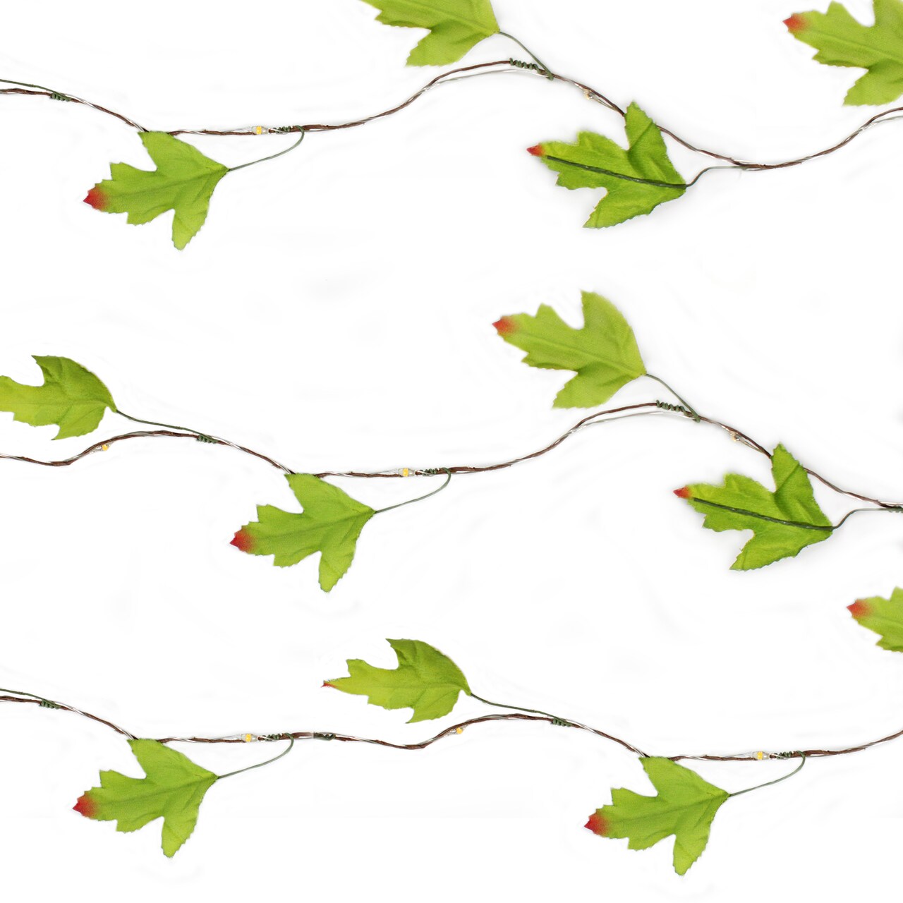 Perfect Holiday 20 LED Maple Leaf Fairy Lights - Battery Operated